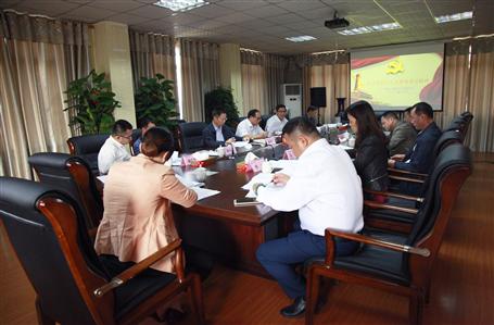 公司召開黨委中心組（擴大）學(xué)習(xí)會議， 集中學(xué)習(xí)貫徹黨的十九大會議精神