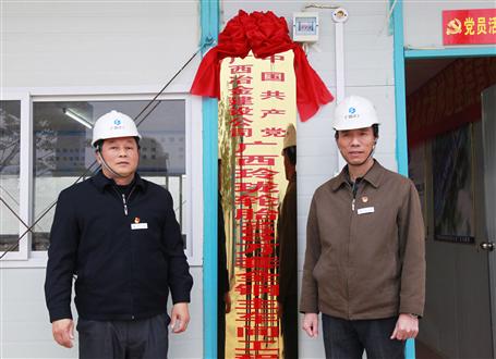 發(fā)揮戰(zhàn)斗堡壘作用！冶建又一個項目部黨支部揭牌