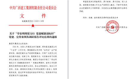 【喜訊】冶建公司3項宣傳、黨建成果榮獲集團公司表彰
