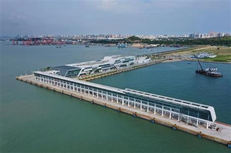 這個碼頭候船風雨廊通過竣工驗收